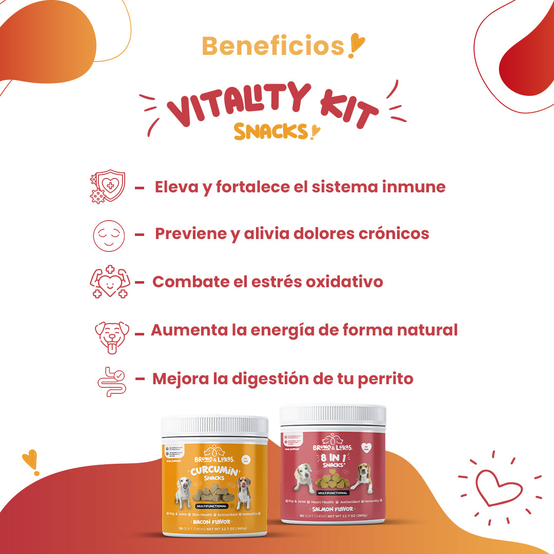 Kit Vitalidad: 8 en 1 + Curcumin