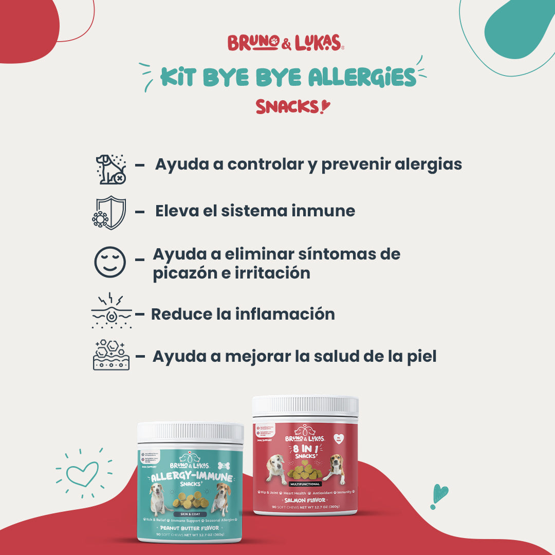 Kit bye bye alergias: 8 en 1 + Allergy-Inmune